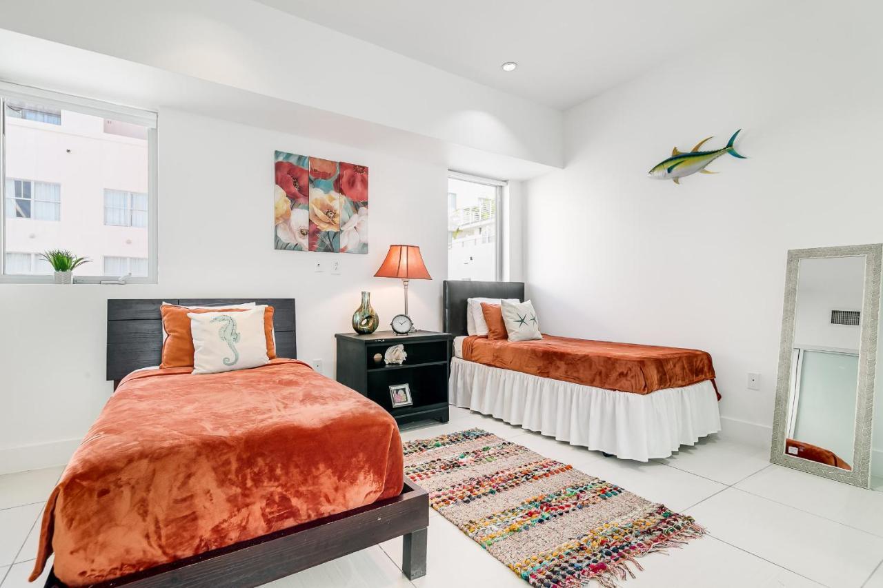 2Bedroom 2Bath Loft Exclusive Rooftop&Jacuzzi,1Block From Beach Miami Beach Luaran gambar