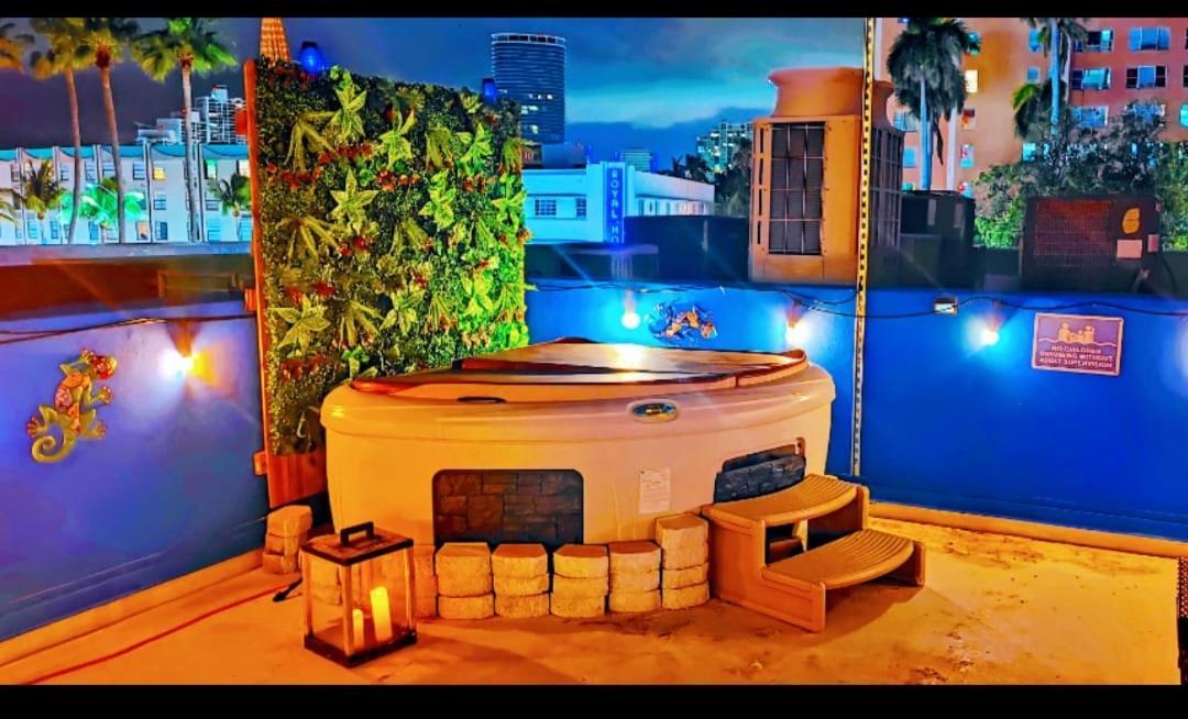 2Bedroom 2Bath Loft Exclusive Rooftop&Jacuzzi,1Block From Beach Miami Beach Luaran gambar